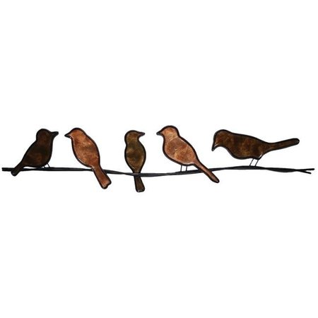 ECO STYLE HOME Eangee Home Design esh190 Birds On A Wire Tan m7005 br